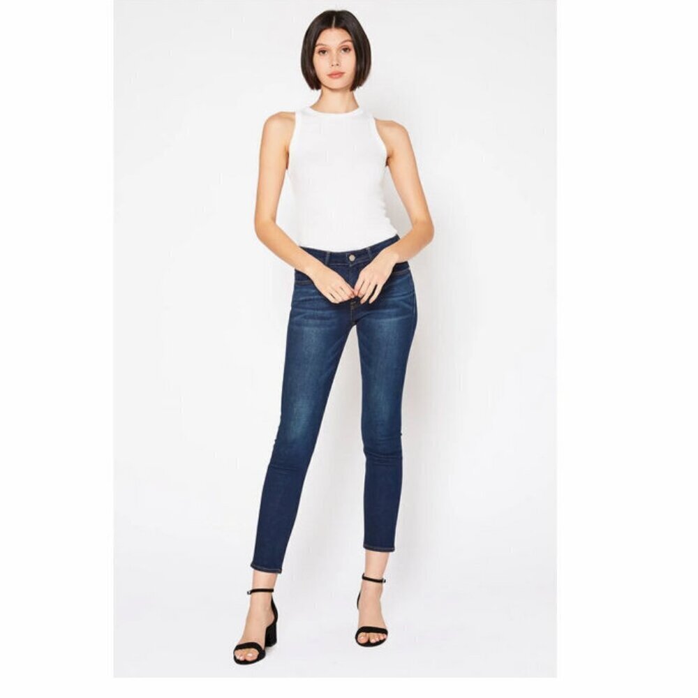 NOEND Women's Jeans Size 27 Skinny High Rise Made In USA Style # FS1010AORB